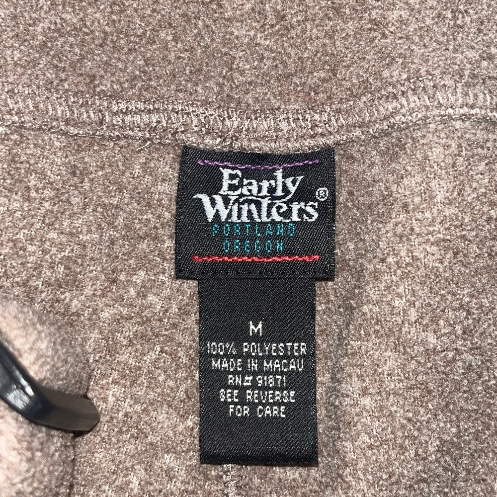 Vintage early winters Taupe bib overalls woman’s size medium - Picture 2 of 4